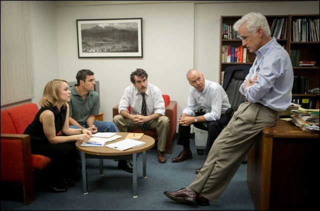 Spotlight - Rachel McAdams, Mark Ruffalo, Brian d'Arcy, Michael Keaton and John Slattery